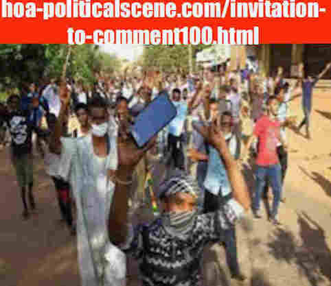 hoa-politicalscene.com/invitation-to-comment100.html: Invitation to Comment 100: Exterminating political prisoners after December 2018 intifada in the jails of Sudan! تصفية بعض معتقلي إنتفاضة ديسمبر ٢٠١٨م في معتقلات النظام السوداني. 