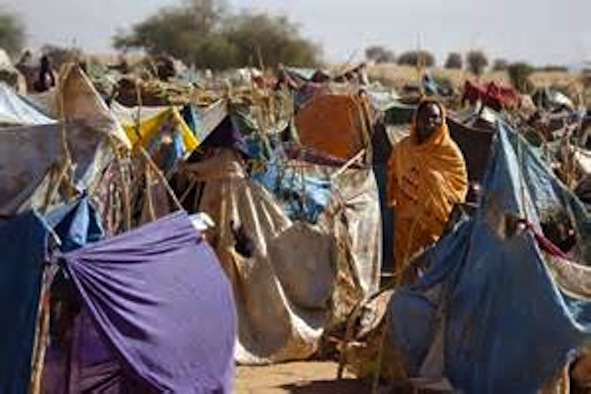 Darfur Crisis: Internally Displaced Fur People in el Fshir Camp, Sudan.