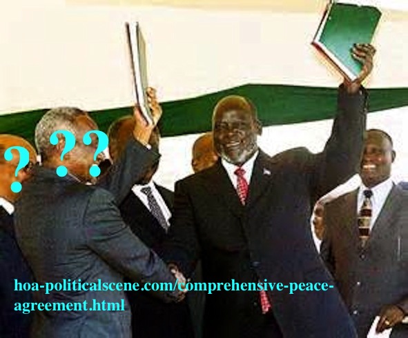 Comprehensive Peace Agreement in Sudan.