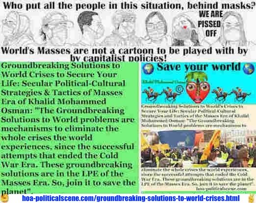 hoa-politicalscene.com/groundbreaking-solutions-to-world-crises.html: Groundbreaking Solutions to World Crises: are mechanisms to eliminate the crises the world experiences, since the successful attempts that ended the Cold War Era.