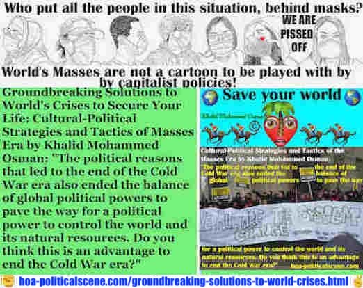 hoa-politicalscene.com/groundbreaking-solutions-to-world-crises.html: - Groundbreaking Solutions: The political reasons that led to the end of the Cold War era also ended the balance of global political powers.