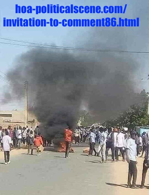 hoa-politicalscene.com/invitation-to-comment86.html: Invitation to Comment 86: Uprising poetry on the Sudanese uprising in December 2018. الشعر السوداني العامي في الثورة السودانية في ديسمبر ٢٠١٨م. 