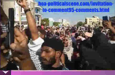 hoa-politicalscene.com/invitation-to-comment95-comments.html: Invitation to Comment 95 Comments: The signatory powers of the Declaration of Freedom and change. القوى الموقعة على إعلان الحرية والتغيير. Sudanese people uprising in January 2019. 