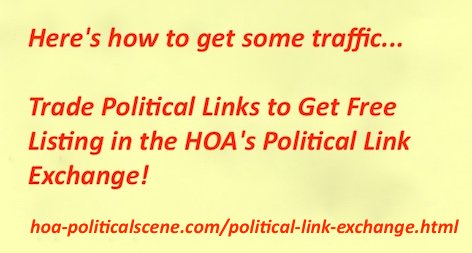 Swap political links with the political link exchange of HOA PoliticalSce