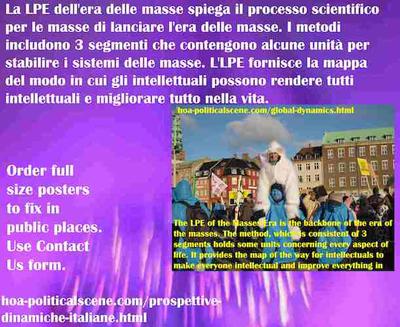 hoa-politicalscene.com/prospettive-dinamiche-italiane.html - Prospettive Dinamiche Italiane: La LPE dell'era delle masse spiega il processo scientifico per le masse di lanciare l'era delle masse. I metodi...