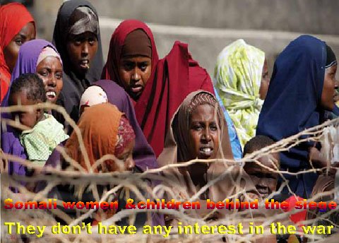 Brief history of Somalia: Somali displaced children and women.