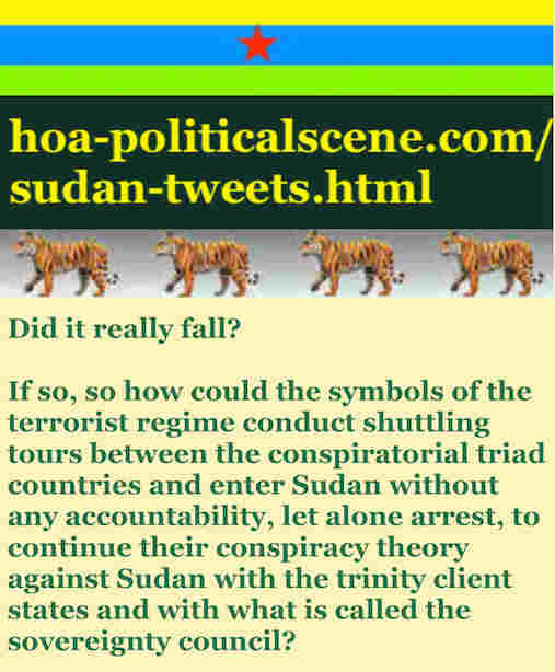 hoa-politicalscene.com/sudan-tweetss.html: Sudan Tweets: A political quote by Sudanese columnist journalist and political analyst Khalid Mohammed Osman in English 786.