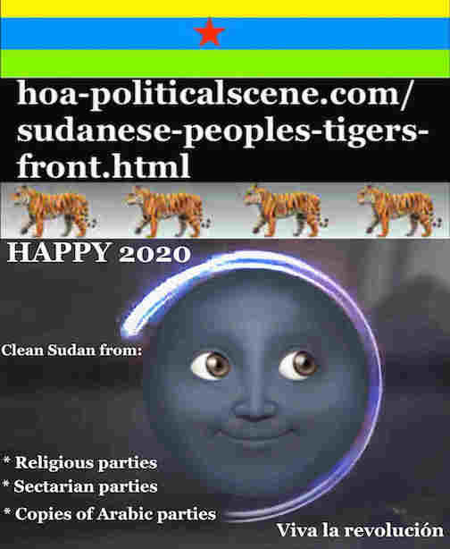 hoa-politicalscene.com/sudanese-nile-tweets.html: Sudanese Nile Tweets: on New Year 2020 by Sudanese columnist journalist and political analyst Khalid Mohammed Osman in English 815.